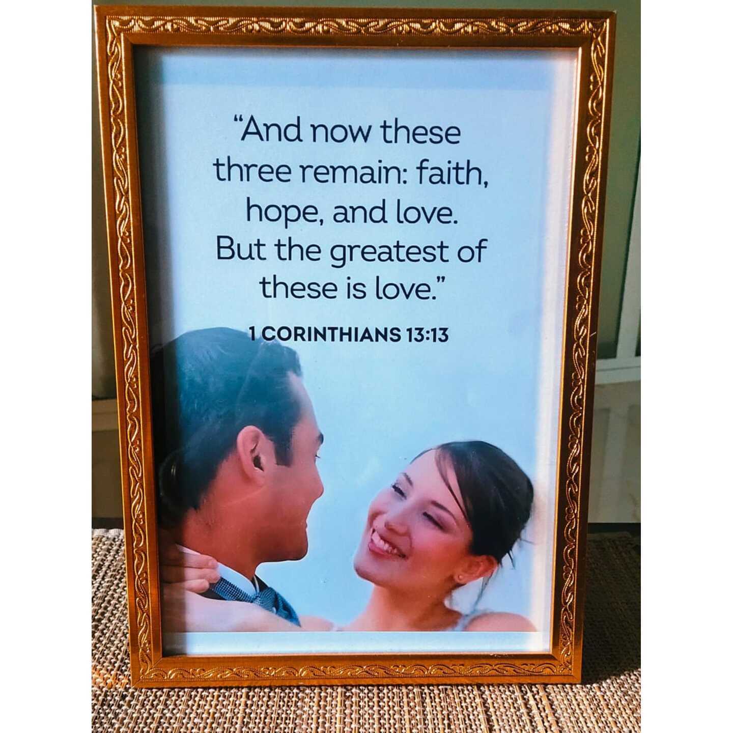 1013 inch Photo Frame To Our Daughter from Mum and Dad on your Wedding Day Personalized Photo Frame