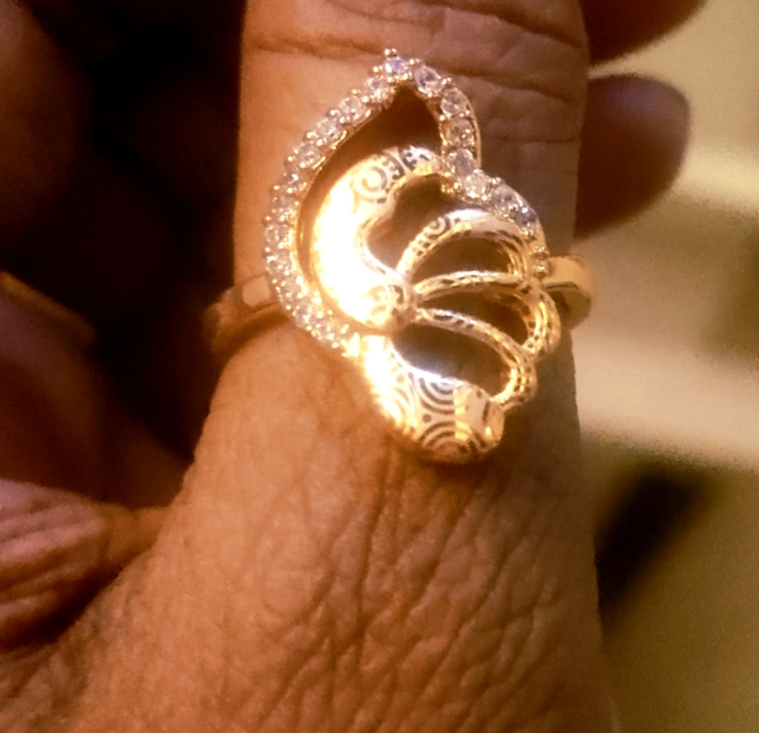 Womens Rose Gold Ring Size 10 t