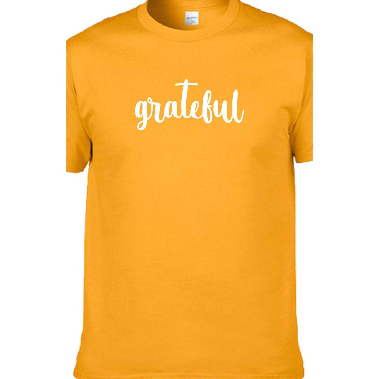 Fathers Day Gift for Dad, Grateful Mens Tshirt,Boyfriend Gift,Wedding, anniversary, Birthday,Valentines day  gift