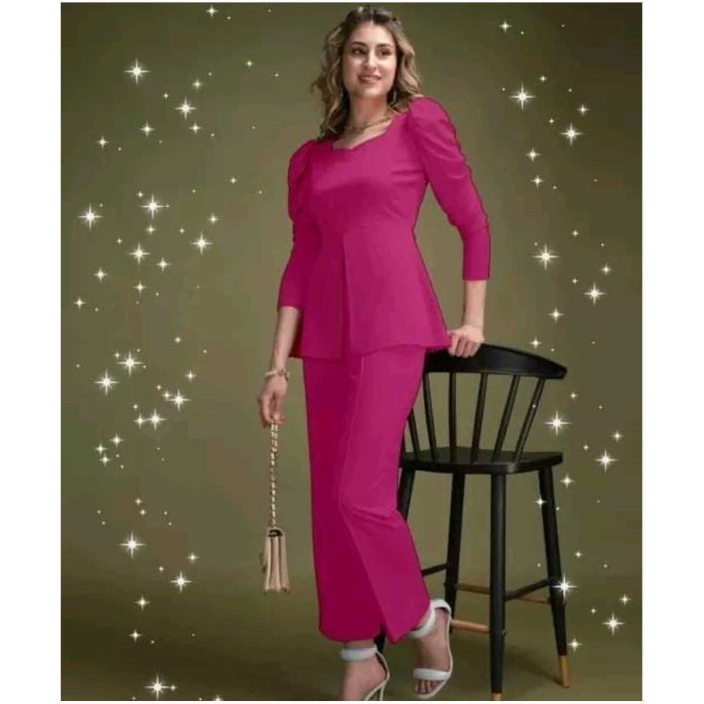 Pretty Feminine Women Top & Bottom Sets