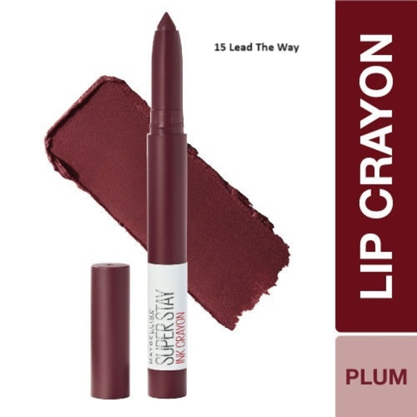  Plum Maybelline New York Super Stay Crayon Lipstick