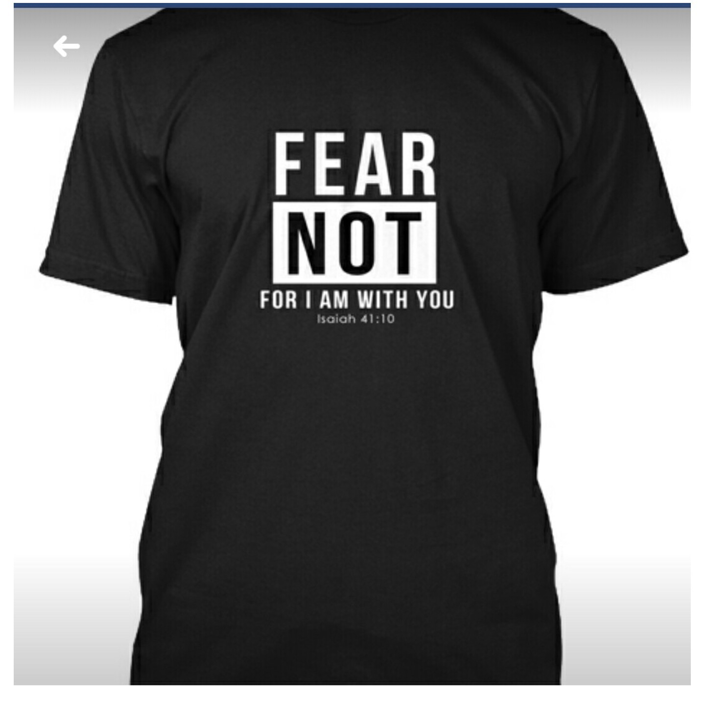 Fathers Day Gift for Dad, Fear Not For I m with You Mens Tshirt,Boyfriend Gift,Wedding, anniversary, Birthday,Valentines day  gift