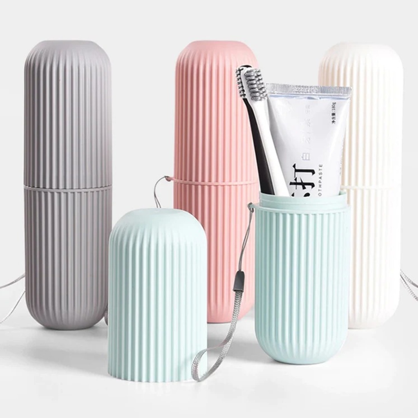 MULTIPURPOSE PORTABLE TRAVEL TOOTHBRUSH HOLDER 