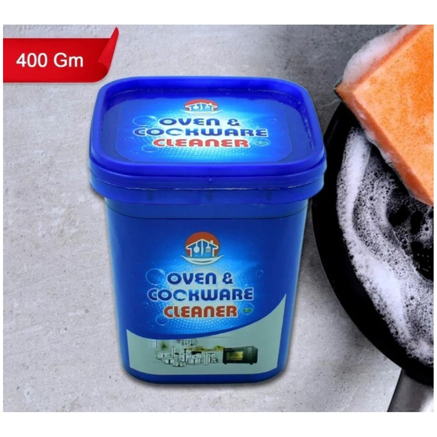 Oven And Cookware Cleaner | Oven And Cookware Cleaner Powder | Stainless Steel Cleaning Powder | Remove Stains From Pots Pans Multi-purpose Cleaner & Removes Household Clean Universal Cleaning Powder For Removing Rust 