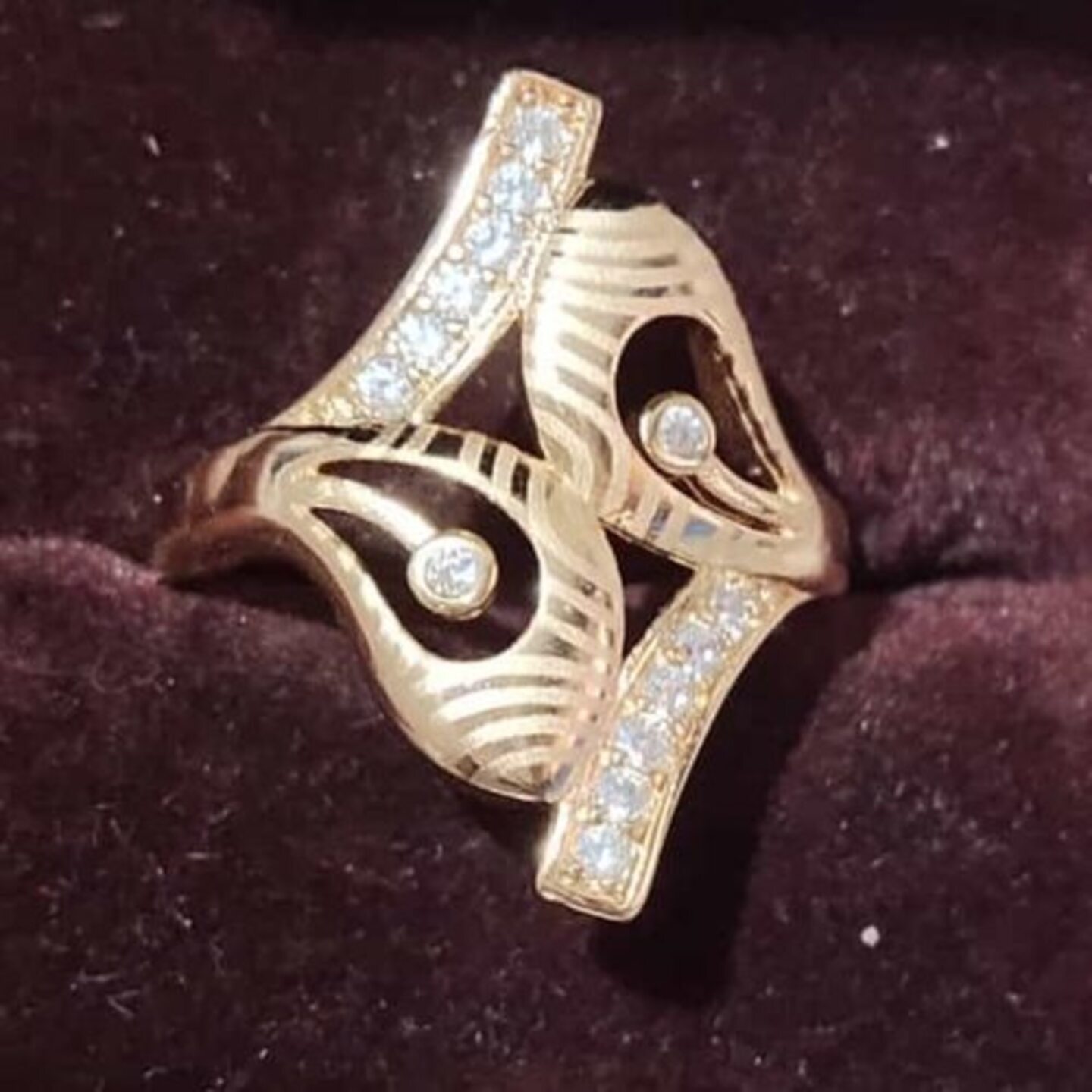 Womens Rose Gold Ring Size 7