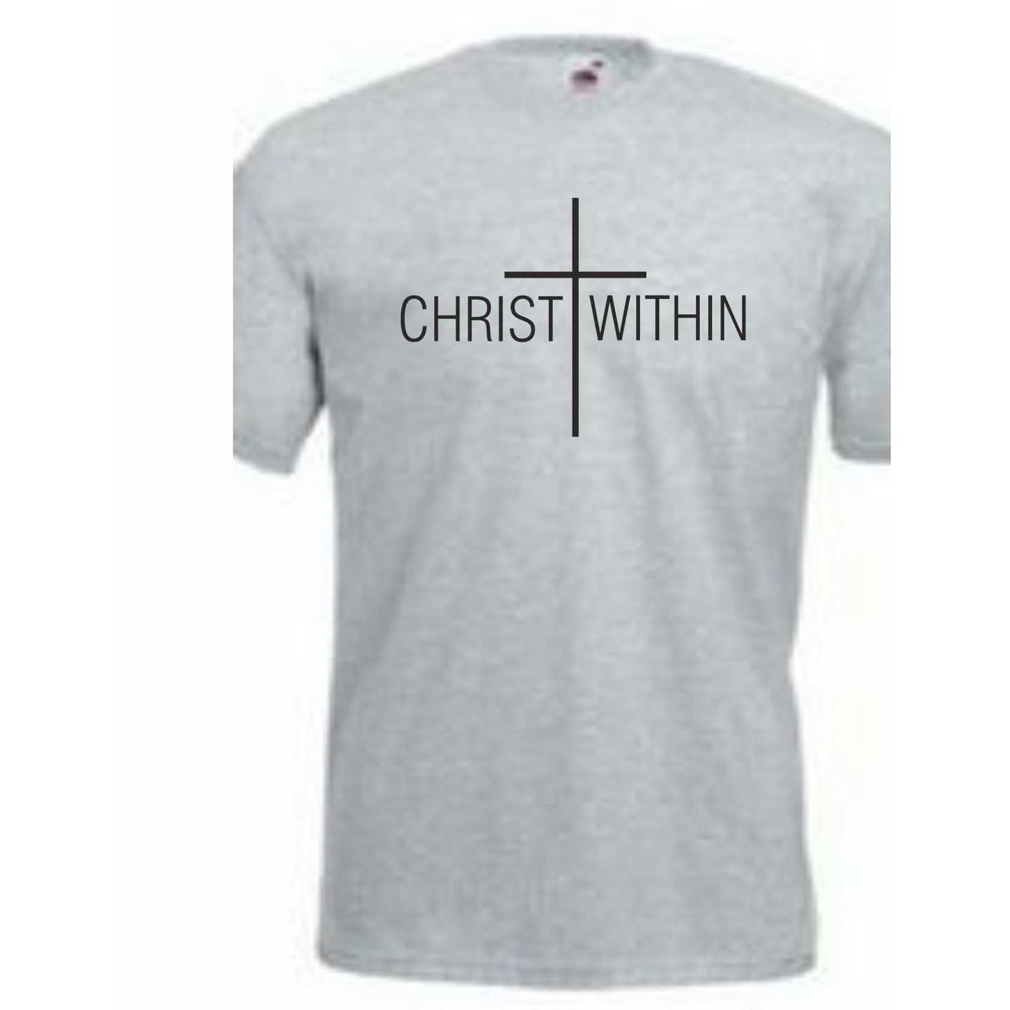 Fathers Day Gift for Dad, Christ Within Mens Tshirt,Boyfriend Gift,Wedding, anniversary, Birthday,Valentines day  gift