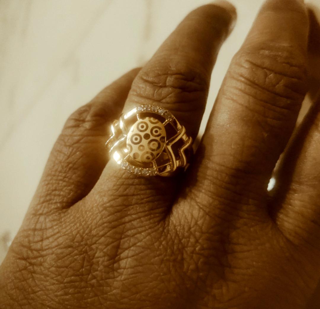 Women's Trendy Rose Gold Ring Size 6.5