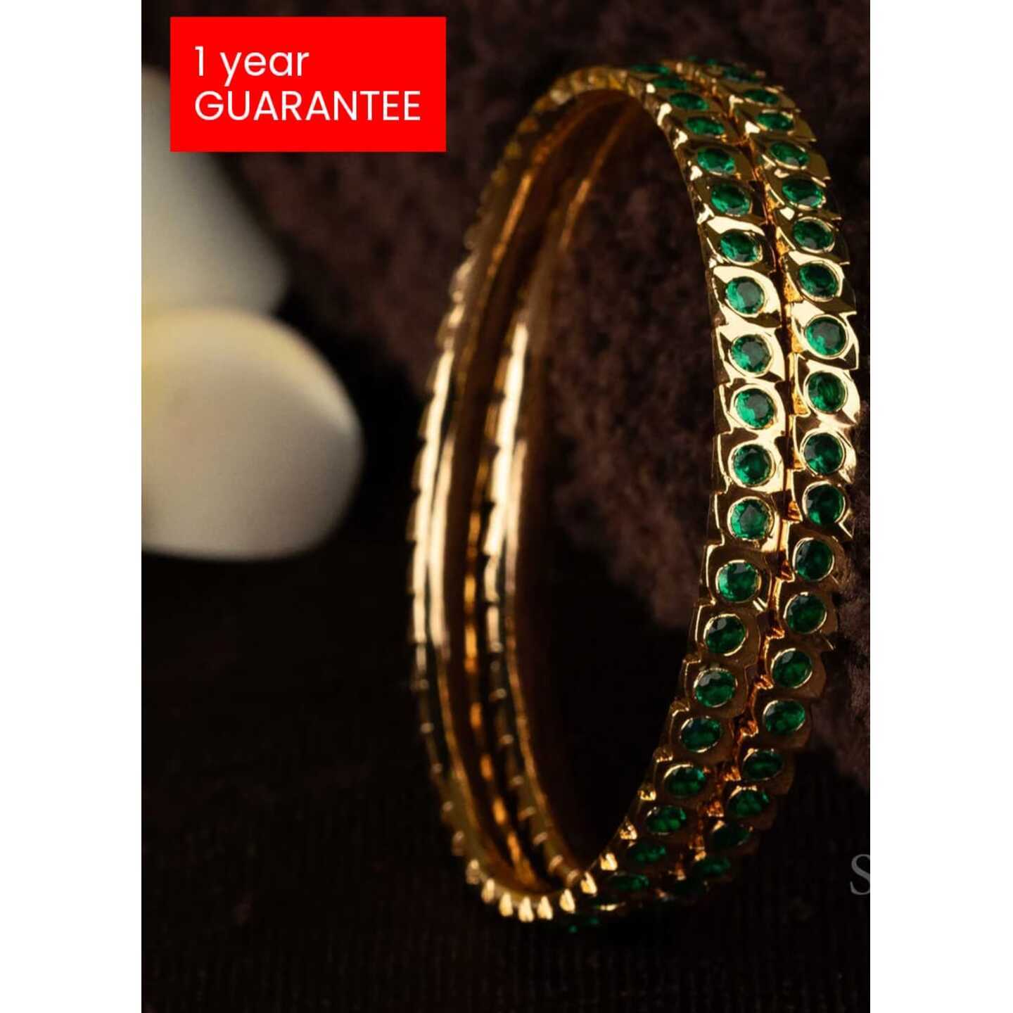 Green Impon Bangles