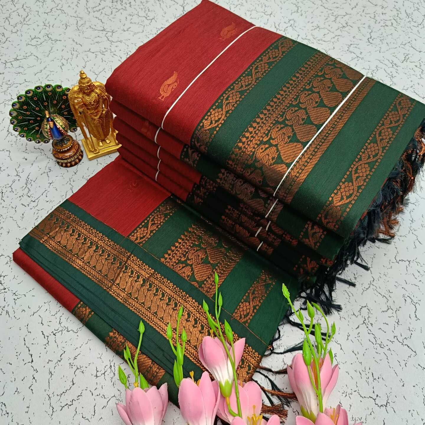 Kalyani South Cotton Silk Handloom Saree38