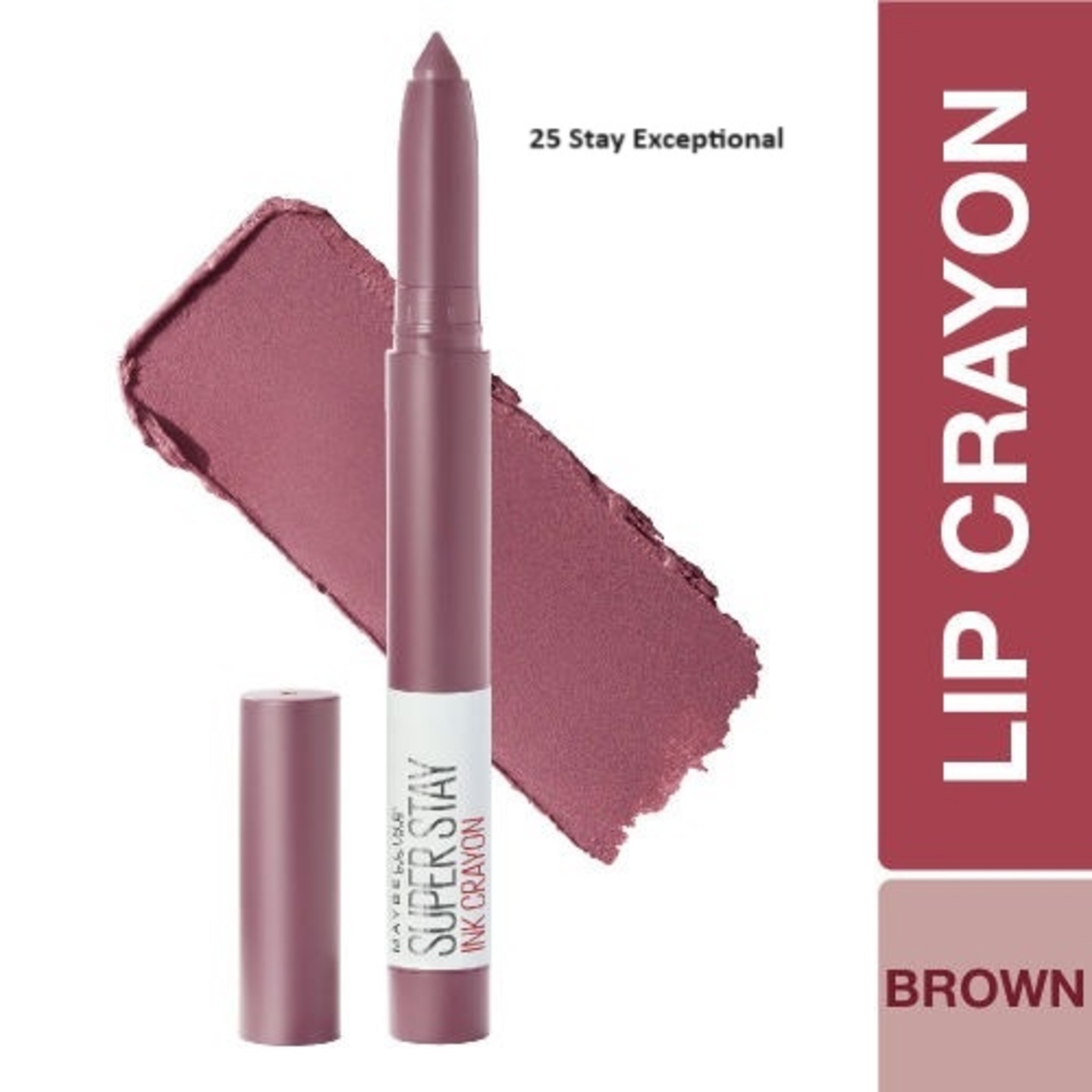 Brown Maybelline New York Super Stay Crayon Lipstick