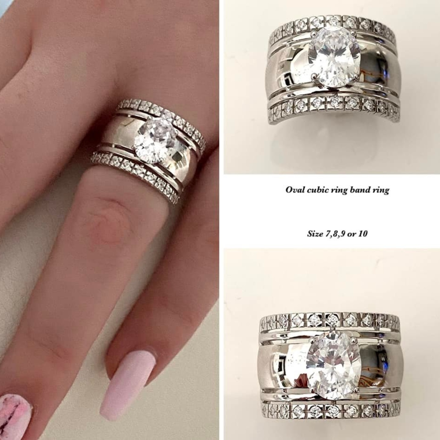 STERLING SILVER WOMENS RING