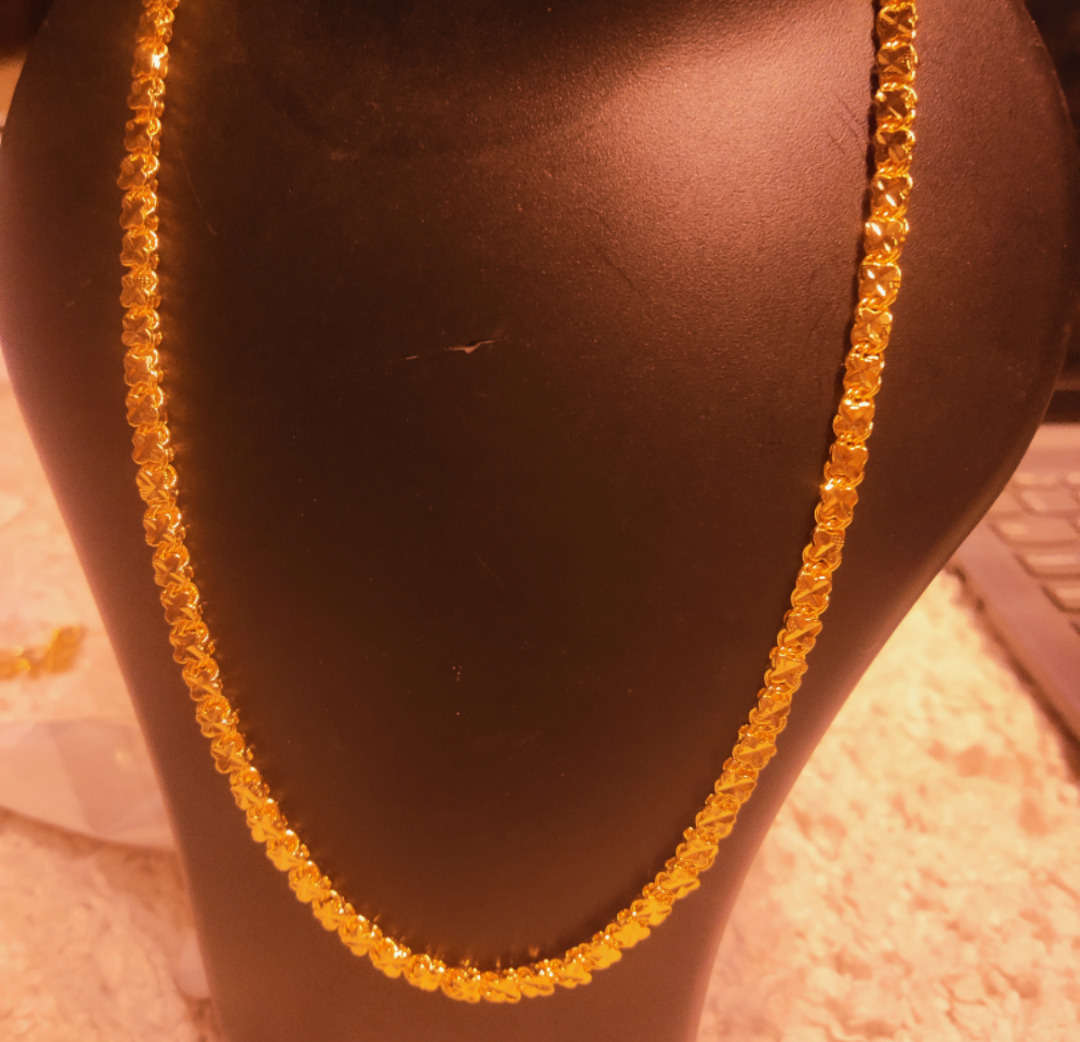 1gm 18 inch Gold Plated Chain