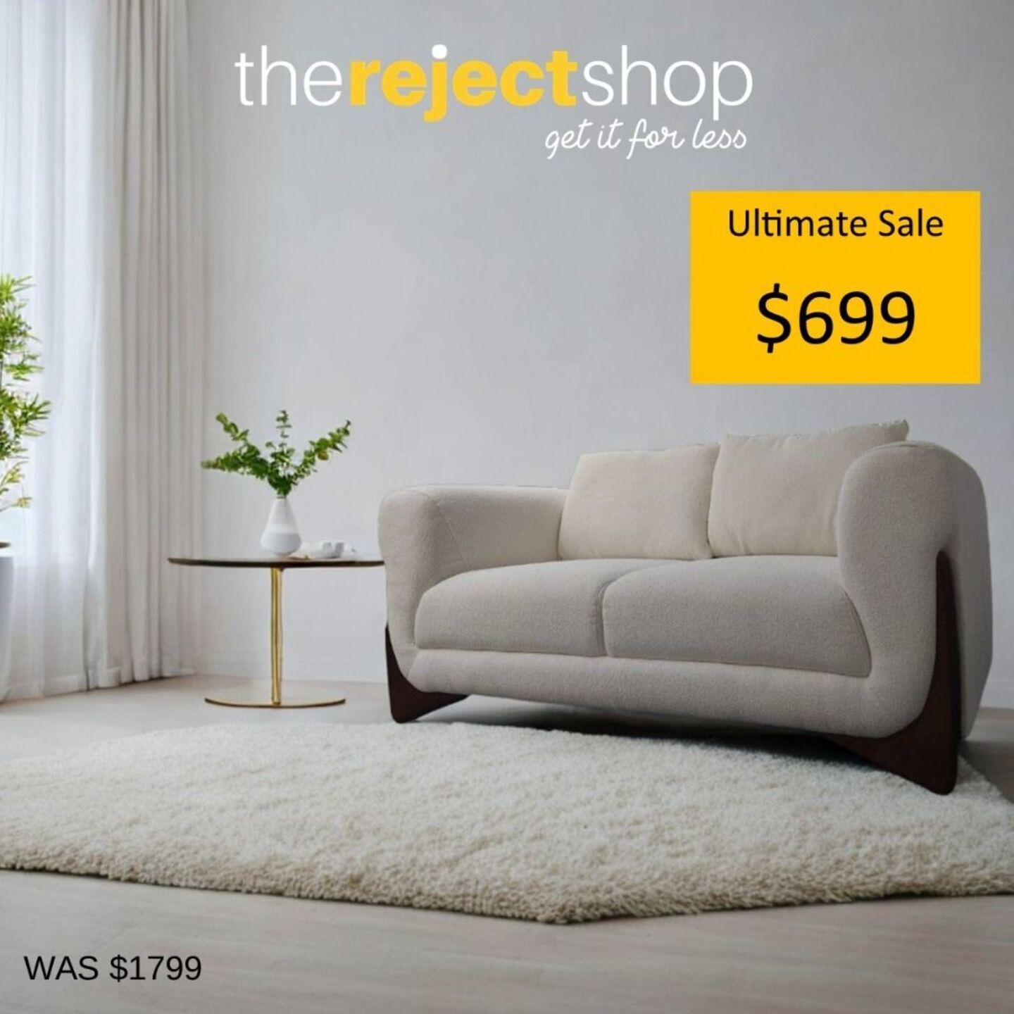 GWENDOLINE 2 Seater Sofa