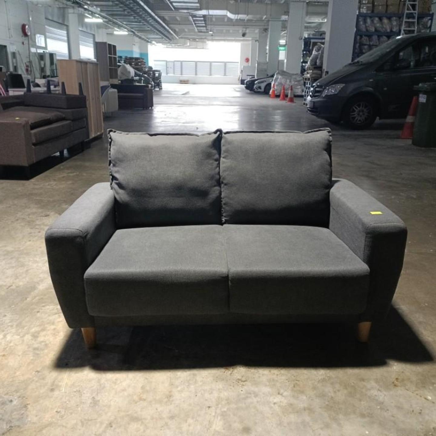 HAEGA 2 Seater Sofa in GREY Fabric