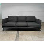 GRANITA 3 Seater Sofa in STONE GREY FABRIC