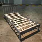 RUZENDA SINGLE Size Bed frame in Grey
