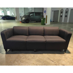KELLER 3 Seater Sofa in CHARCOAL BLACK