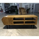 MIYAKI SHORT INDUSTRI Series Solid Wood TV Console