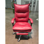 PEDROSA Executive Office Chair in MAROON PU Con