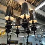 MANSORE BLACK L6 Chandelier Lamp MD20098-6