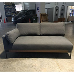 HAWKE 2 Seater Sofa in Left Facing Armrest with STONE GREY FABRIC