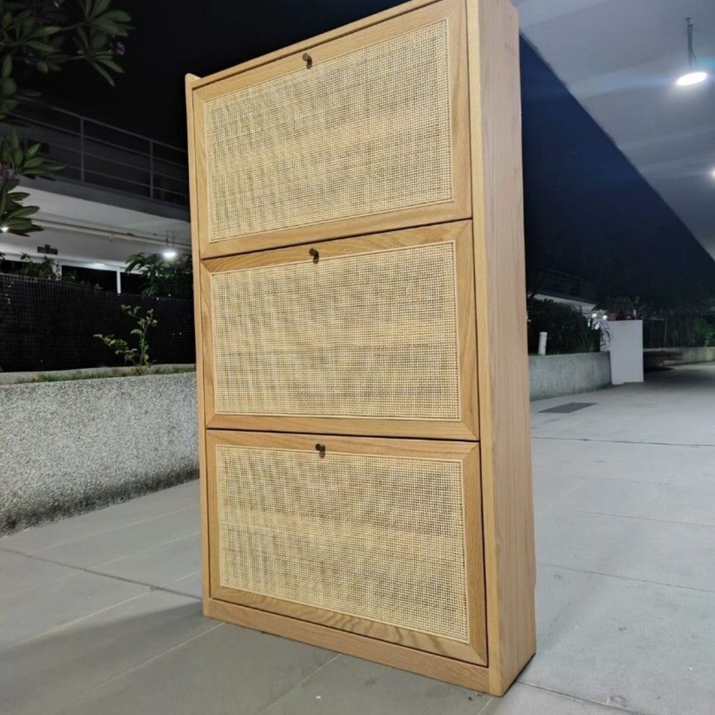 CENTENNIAL 0.68M Solid Oak Wood Shoe Cabinet