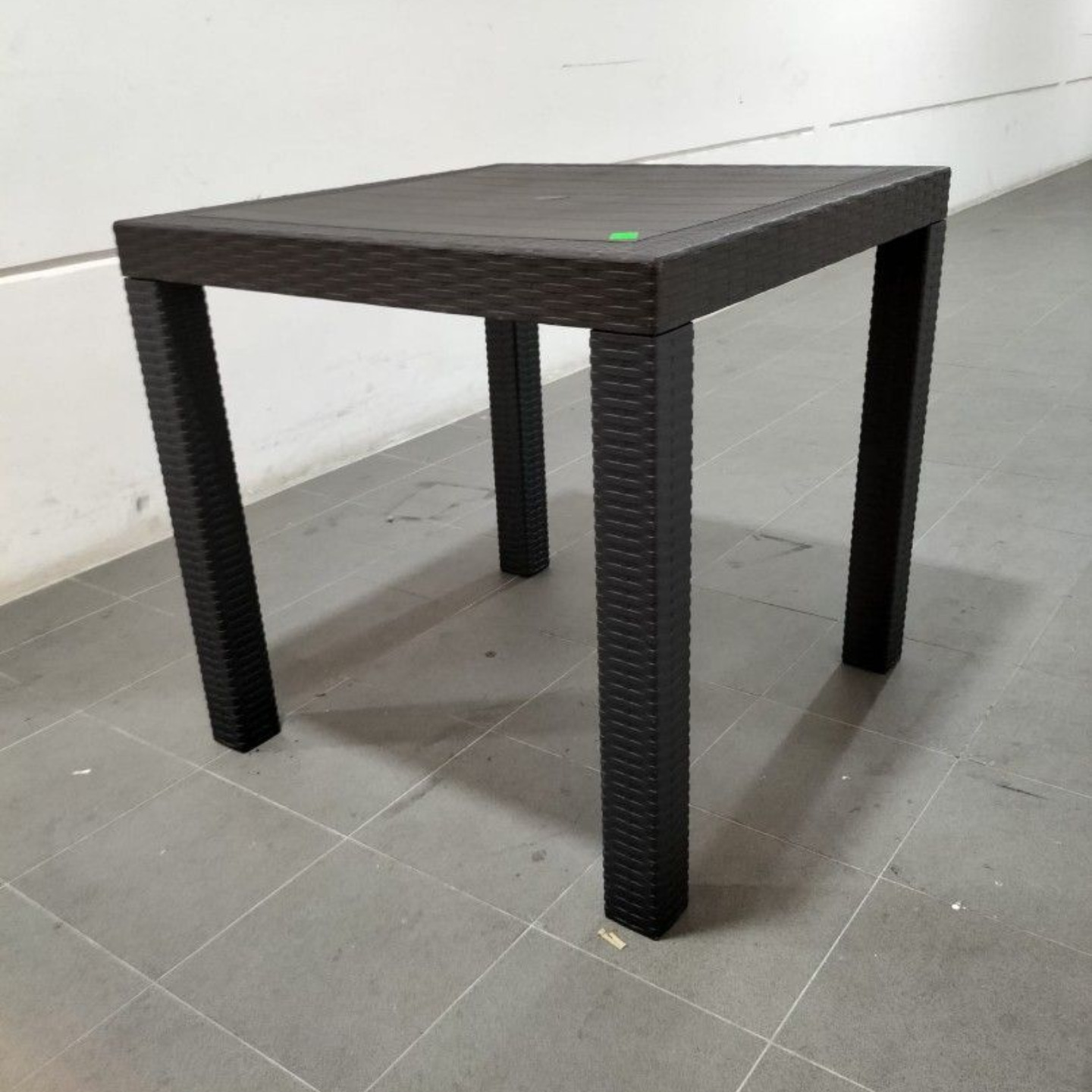 LORRAINE SQUARE Outdoor Dining Table in DARK BROWN