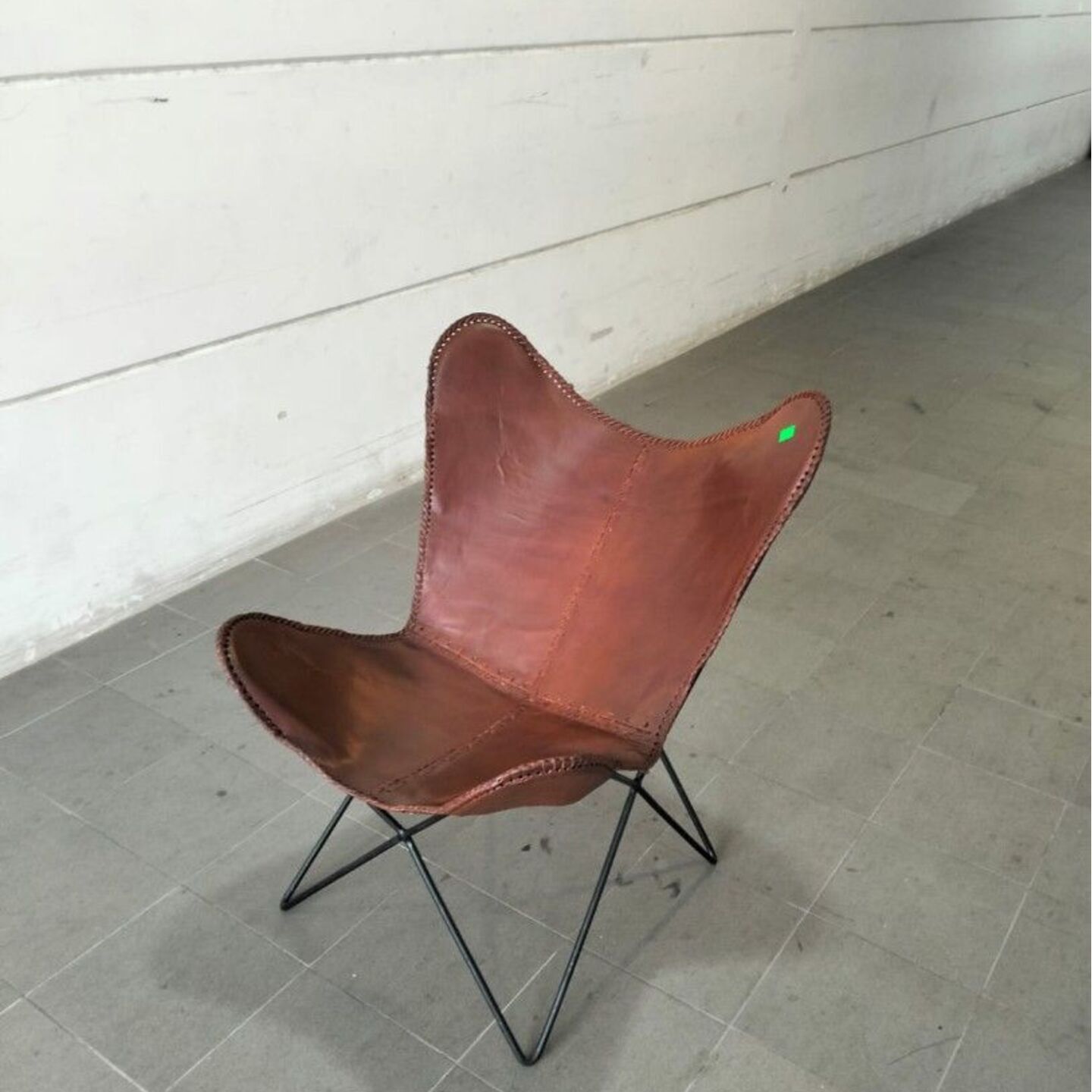 MILANOVIC Rustic Leather Chair