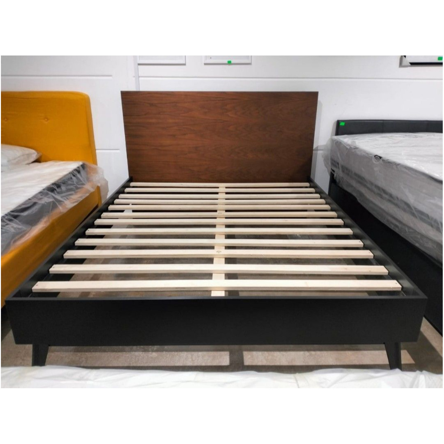 HAASVANI Queen Size Wooden Bedframe