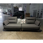 NACCIATO 4 Seater Grey Fabric Sofa
