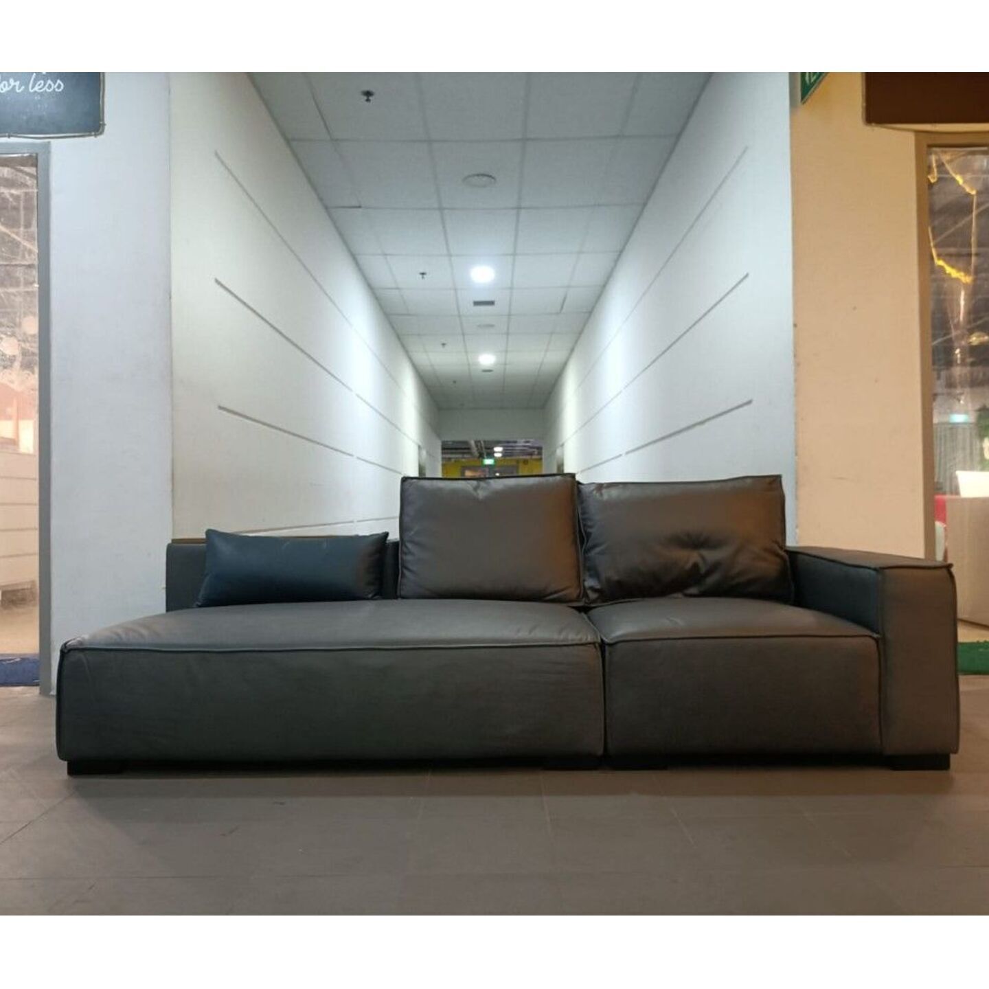 SEIDEL 4 Seater Sofa in LEATHAIRE