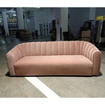 SHELLA Pink 3 Seater Sofa