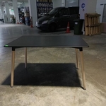 VIENNA Dining Table in BLACK (M)