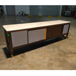 SELINE Extendable TV Console with marble top