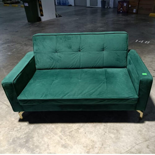 NOBA 2 Seater Sofa in EMERALD GREEN VELVET