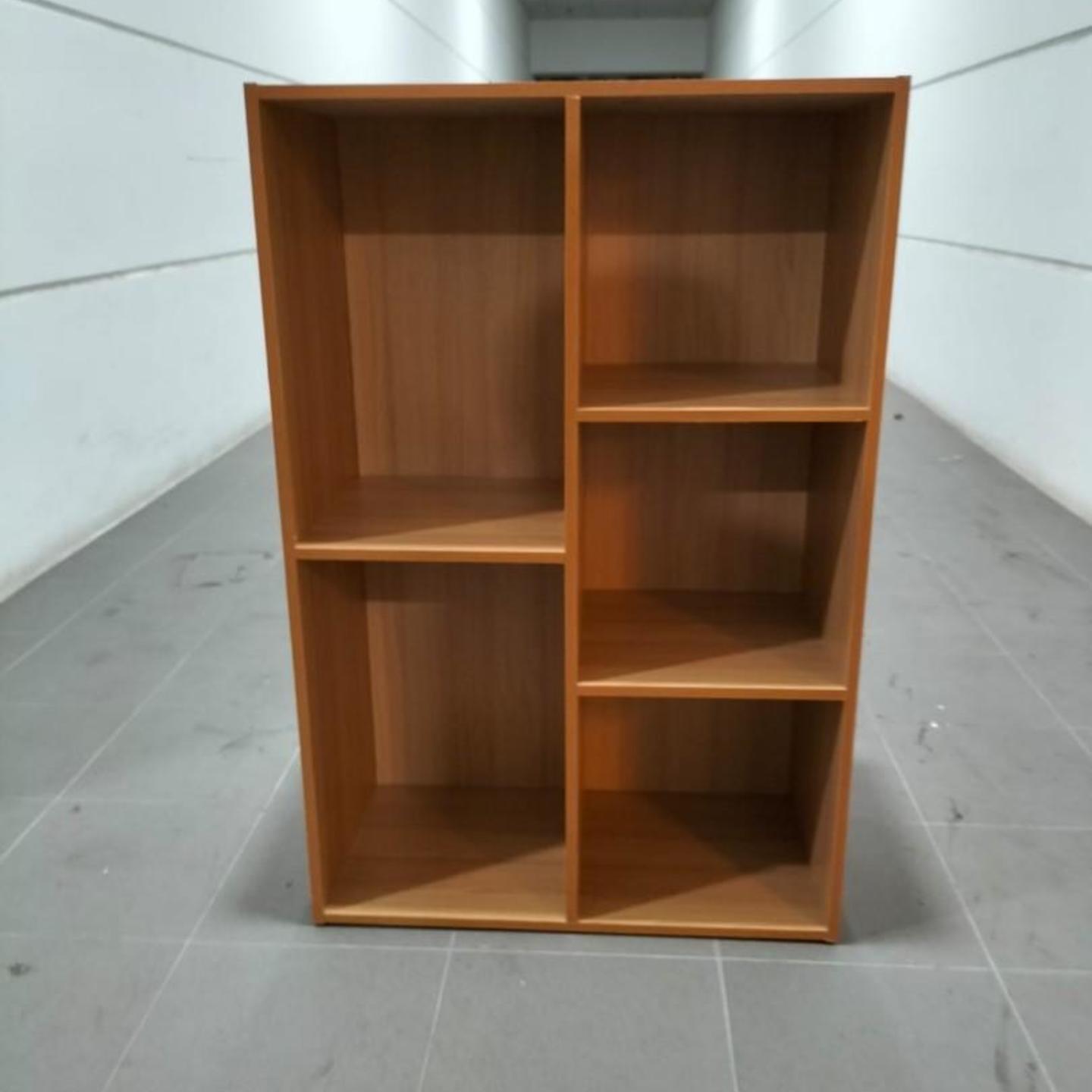 KEYA 5 Cube Display Bookshelf in CHERRY OAK