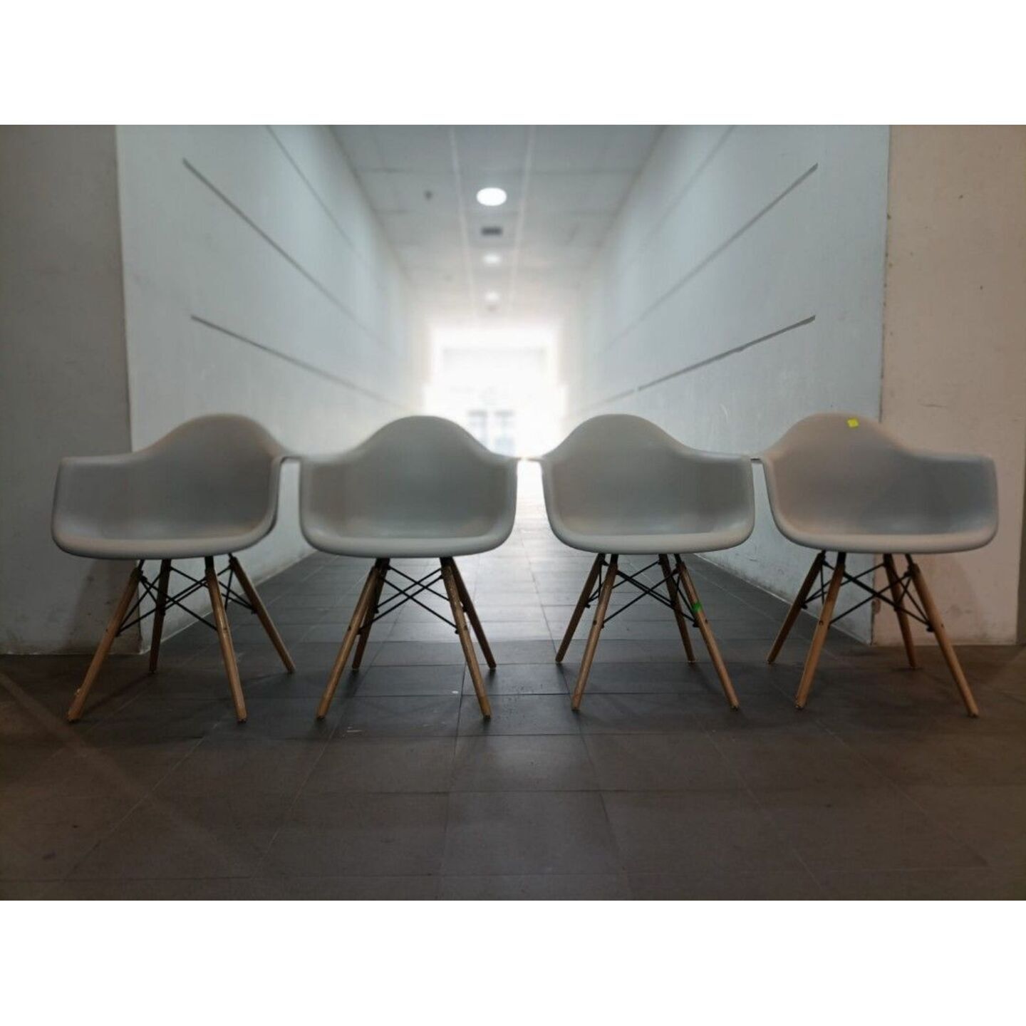 RAYZ Armchairs in LIGHT GREY - SET OF 4