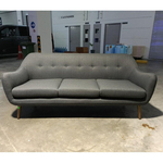 ROZETTA 3 Seater Sofa in Dark Grey Fabric