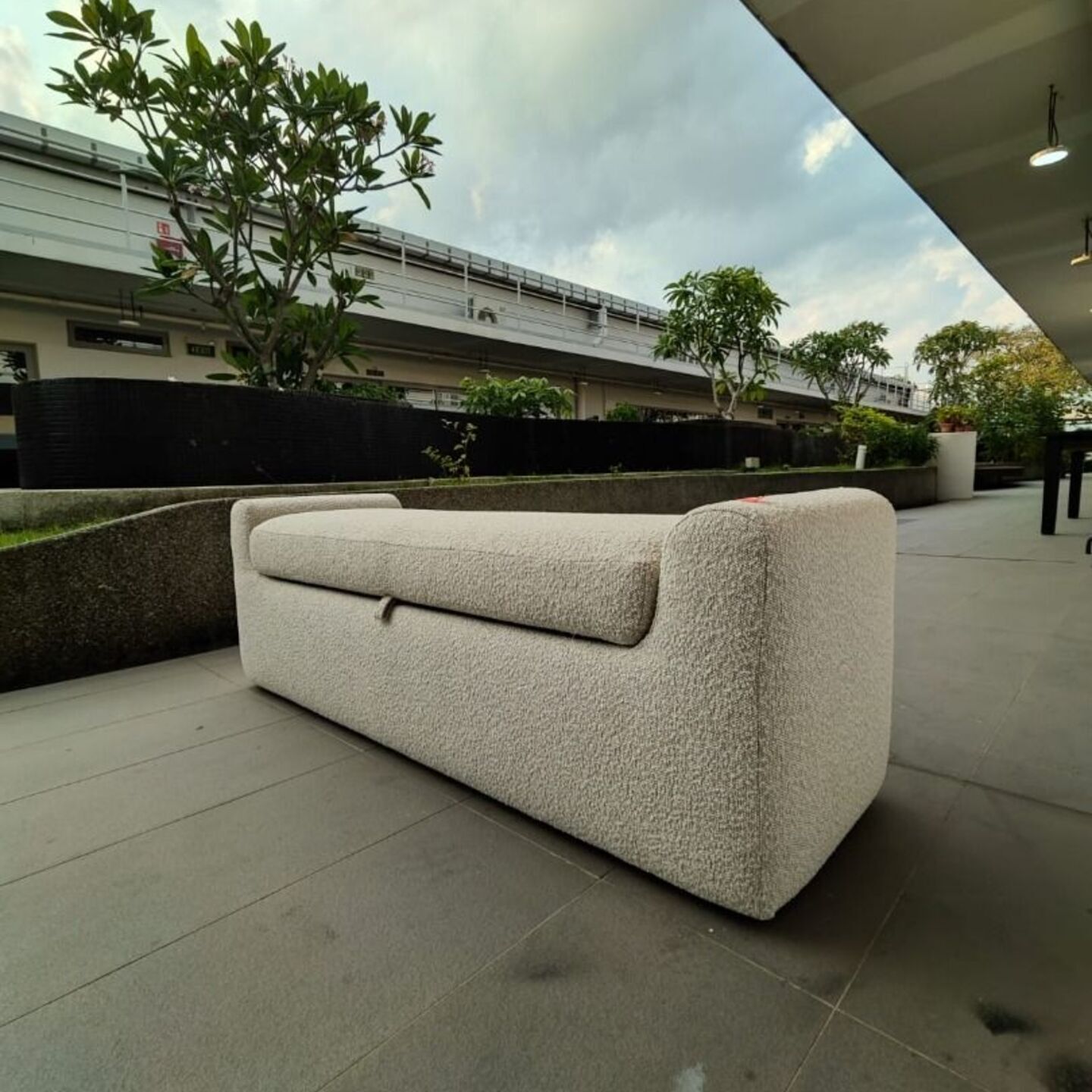 CULKIN Performance Boucle storage Bench