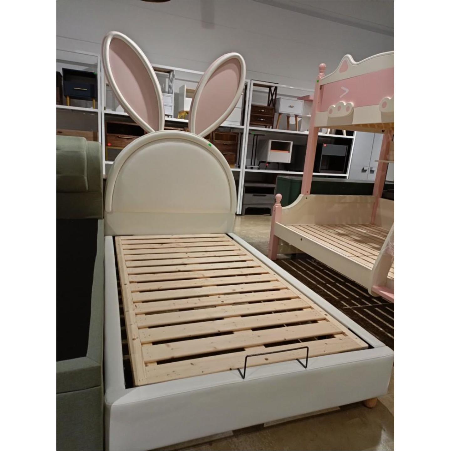 FLUFFI Kids White Bed Frame in SMALL Double UK Size