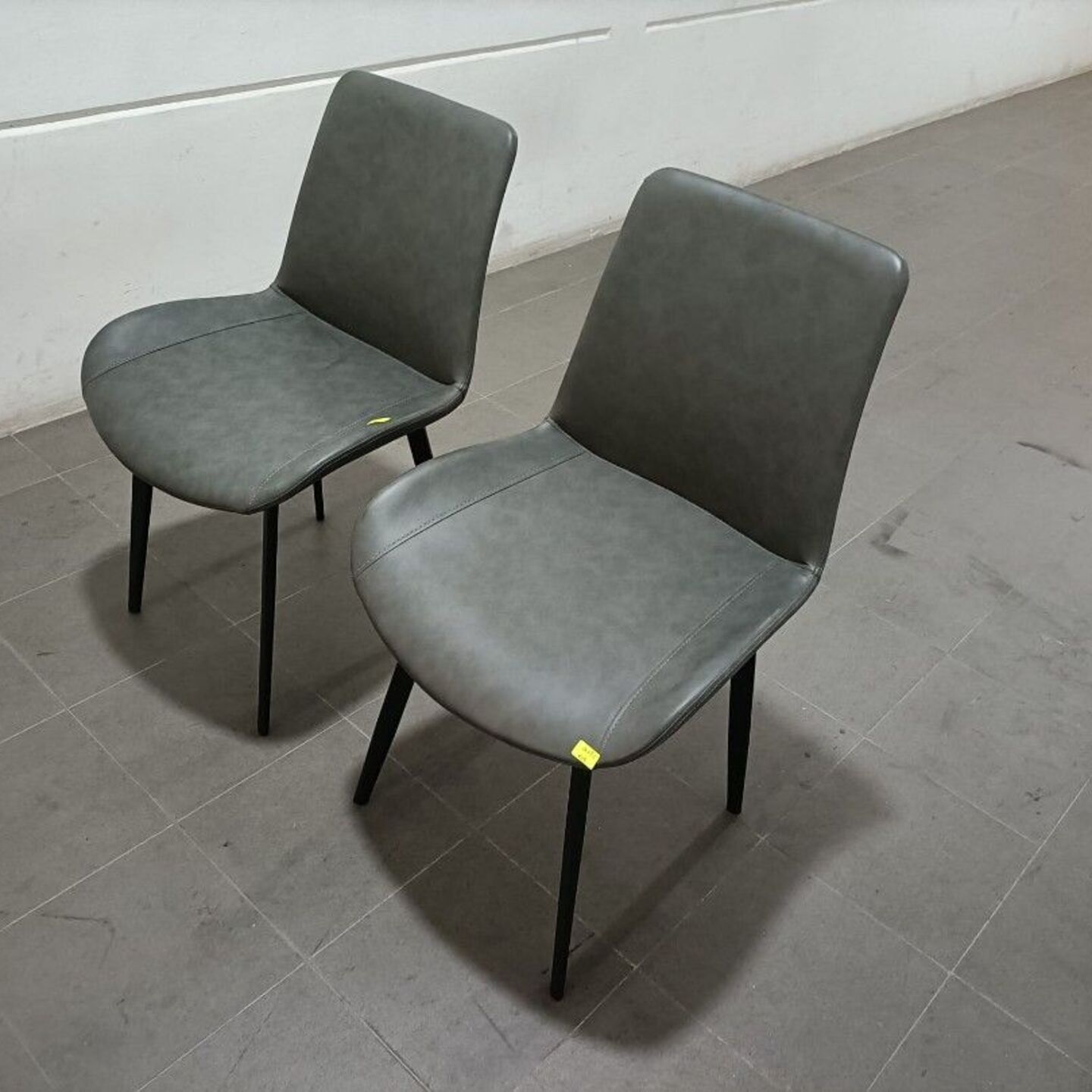 2 x VALORANT Dining Chairs in DARK GREY