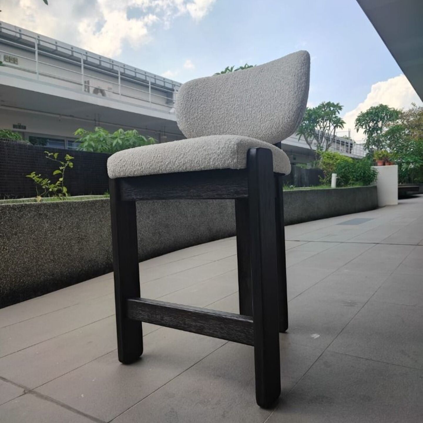 GARDERMOEN Performance Bouclé Counter Stool