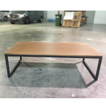 MOFFI Rustic Solid Wood Coffee Table