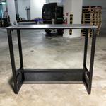 SOCIETY Contemporary Designer Black Ceramic Slate Bar Table