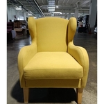 BAVARIA Armchair in YELLOW FABRIC