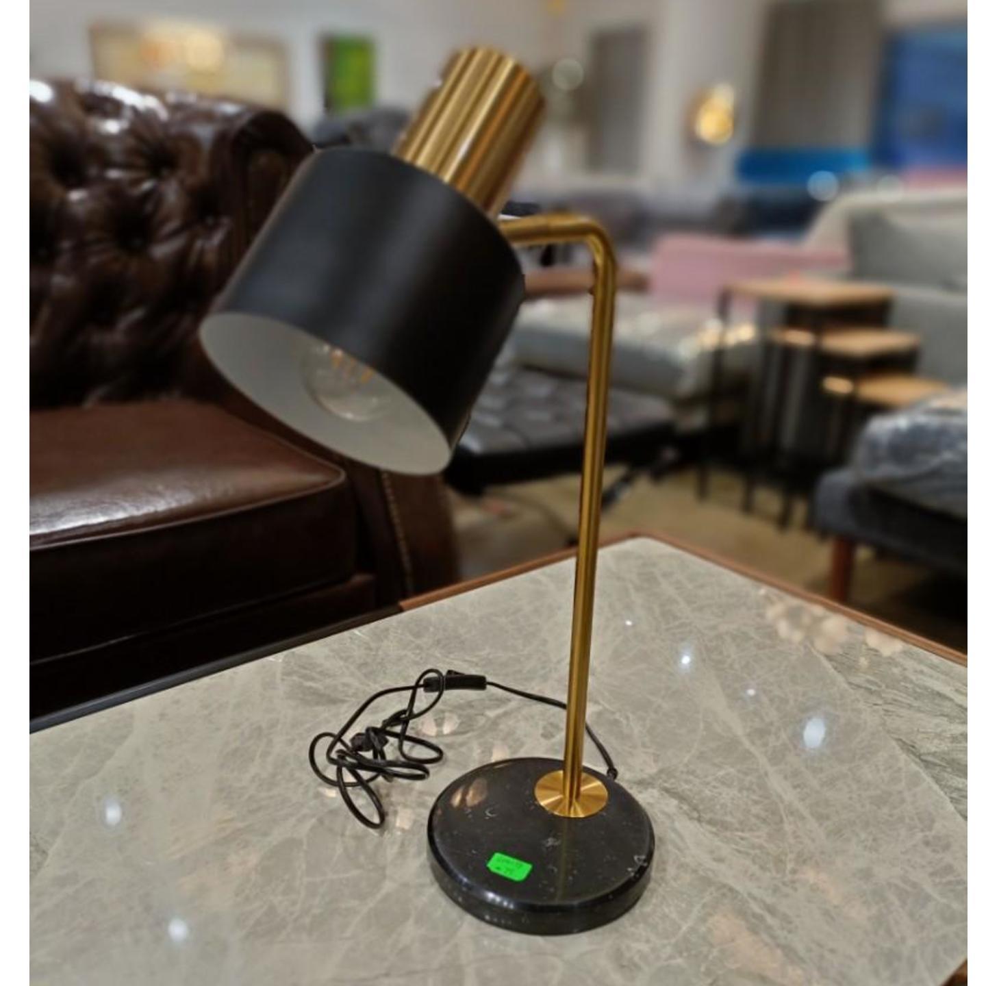 TAZZI Black and Gold Table Lamp