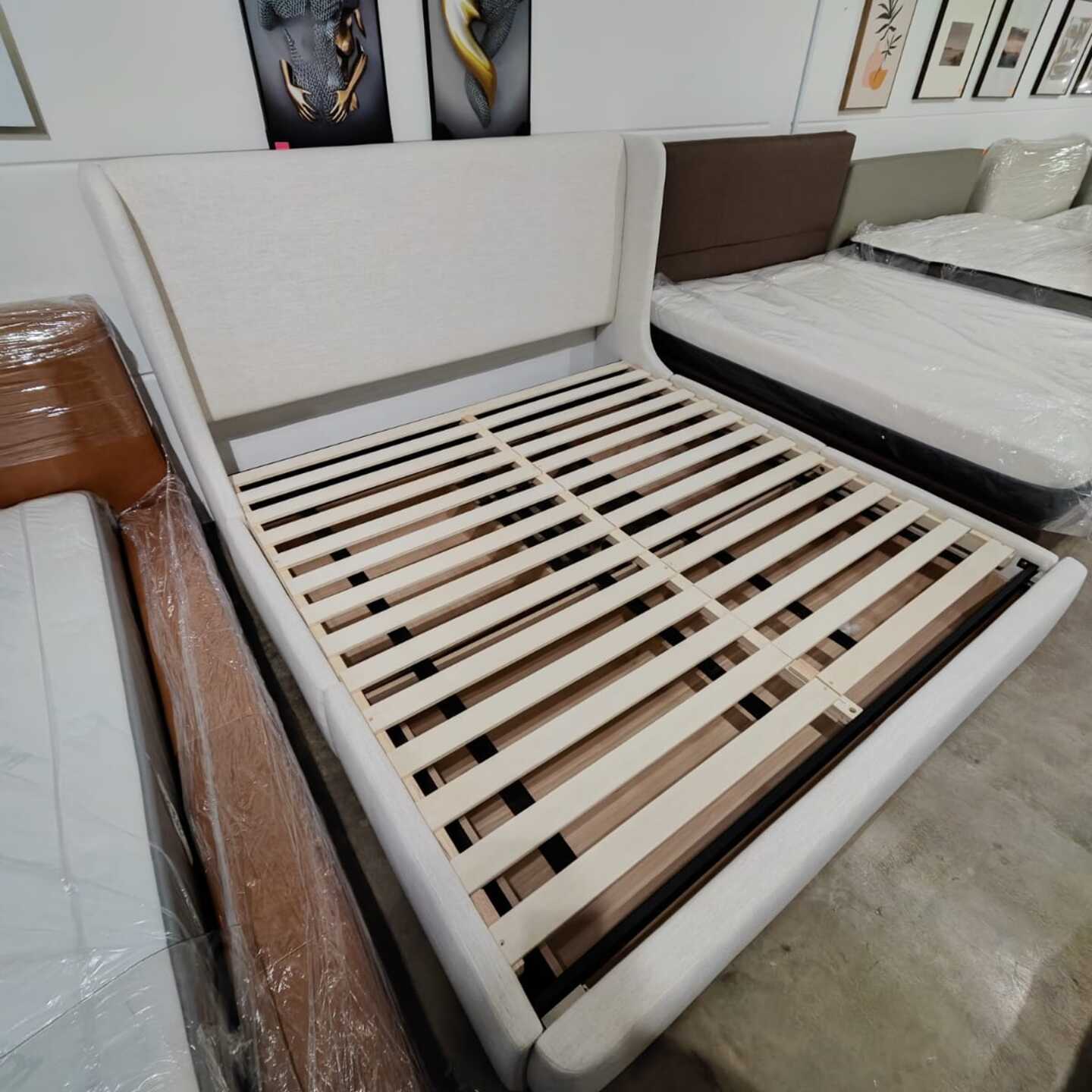 SKYVALE King Size Storage Bed Frame