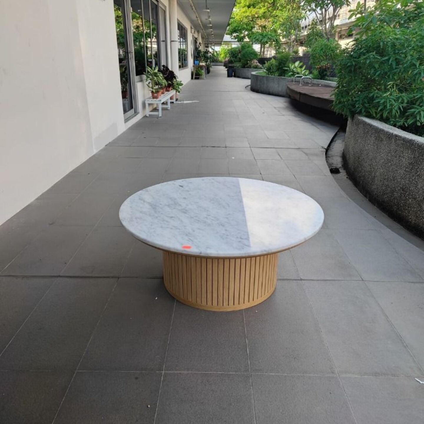 ZOLLINS Marble Round Coffee Table