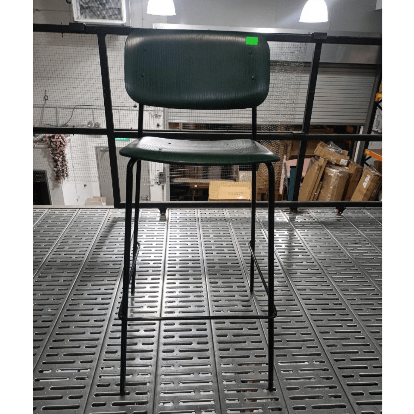 WRAITH Bar Stool in GREEN - one only