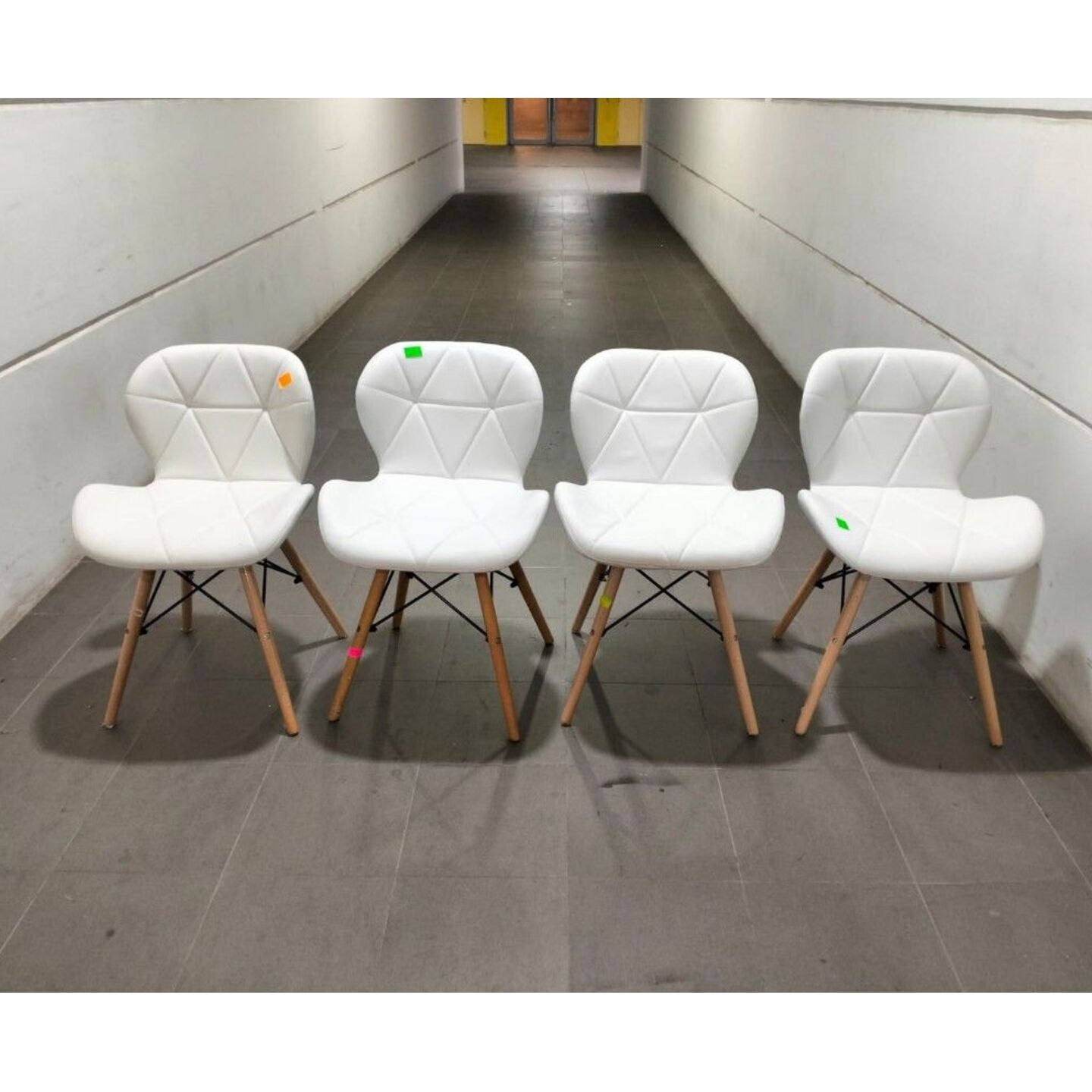 KYOCHI Dininig Chairs in WHITE - SET OF 4